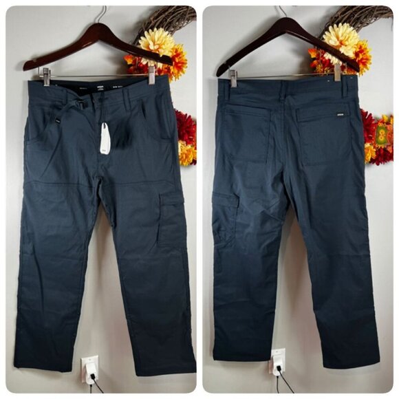 **SOLD******. prAna Mens Stretch Zion Pant Sz 32/30 in Stormy Night Relaxed Fit - Picture 1 of 7